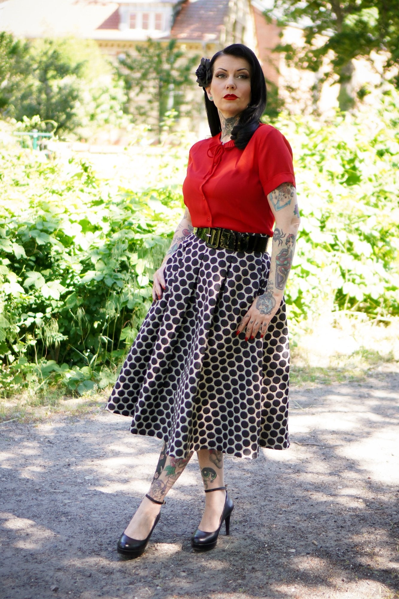 Tabitha Retro Circle Skirt