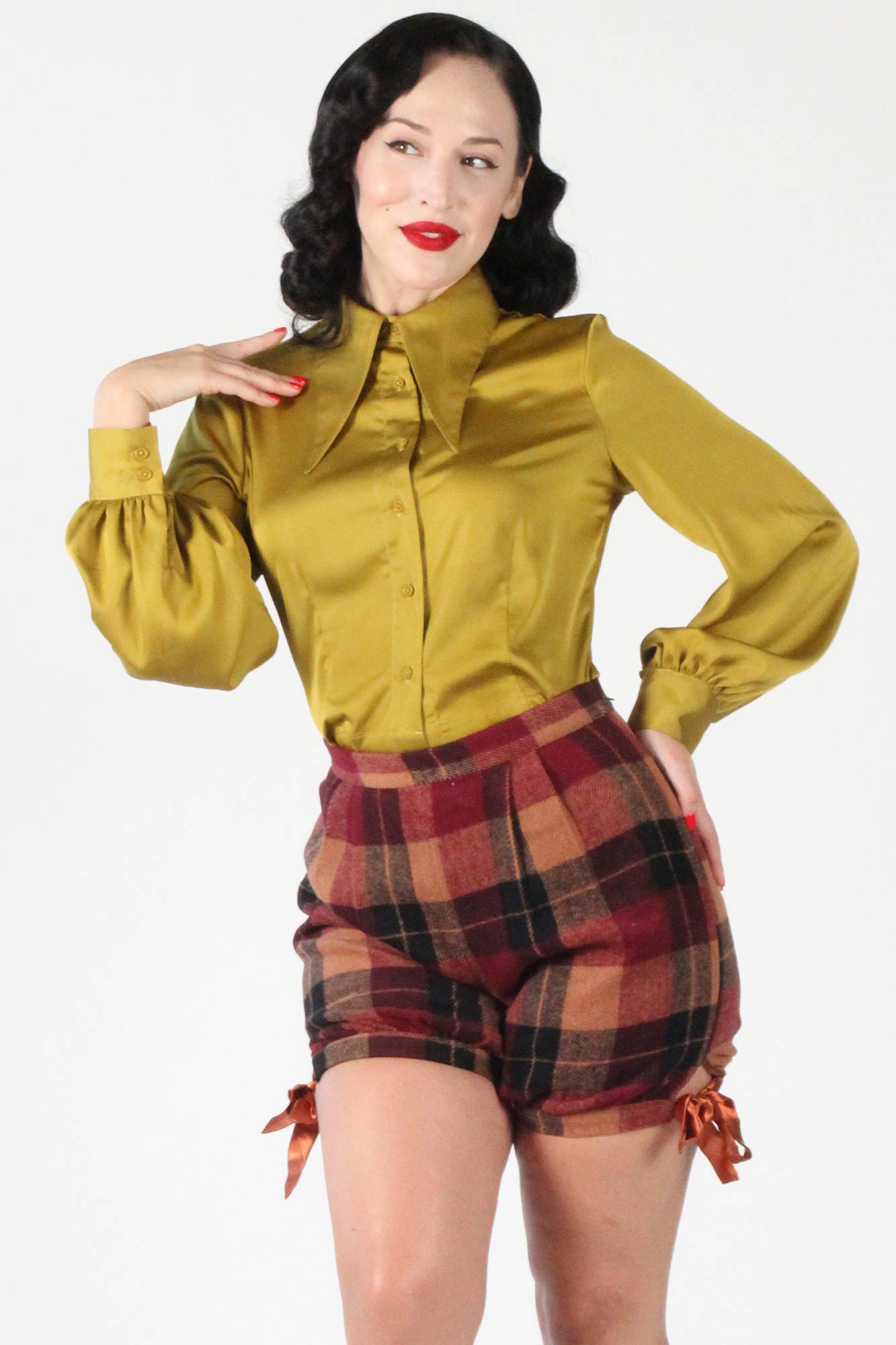 Willow Blouse In Chartreuse