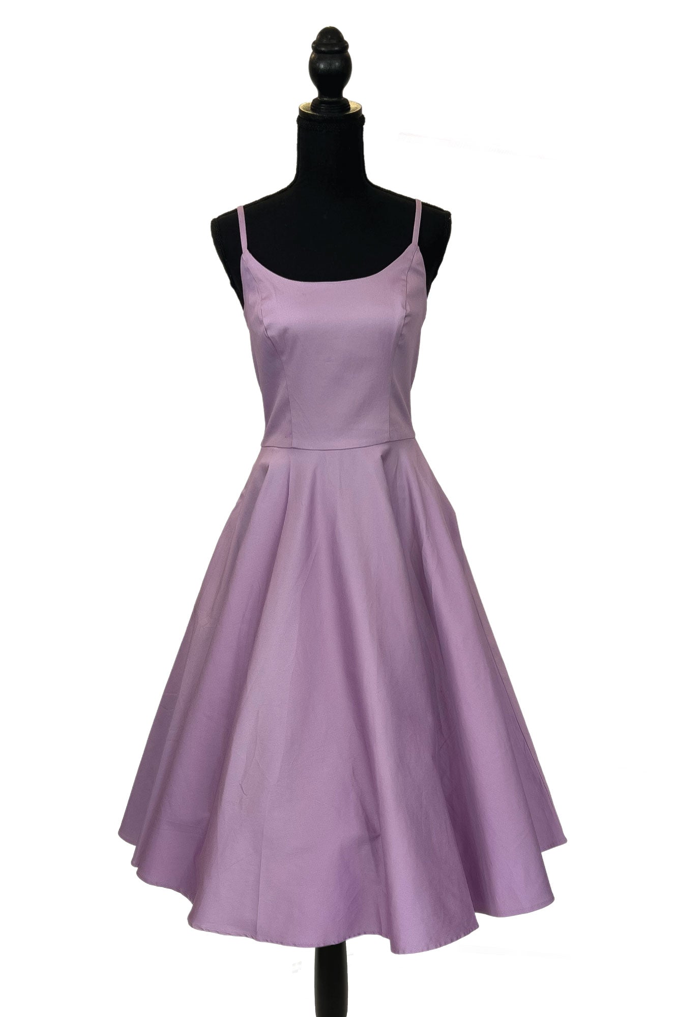 Peggy Retro Circle Dress in Lavender